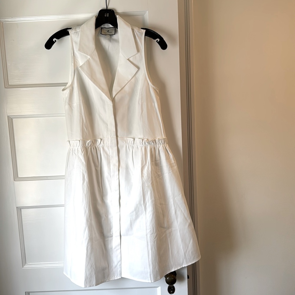 Tuckernuck shirt dress white size S